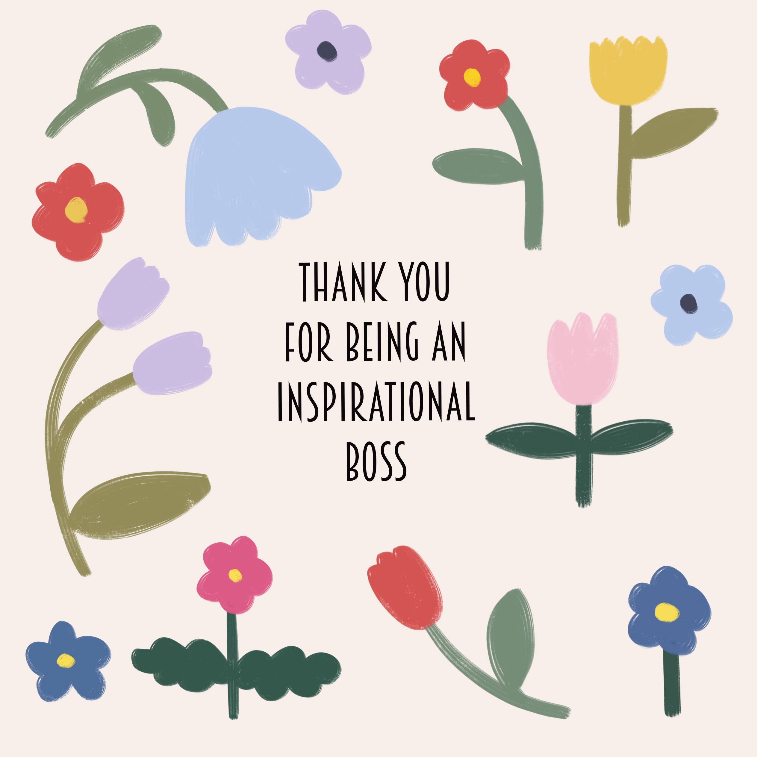 fare well card for boss