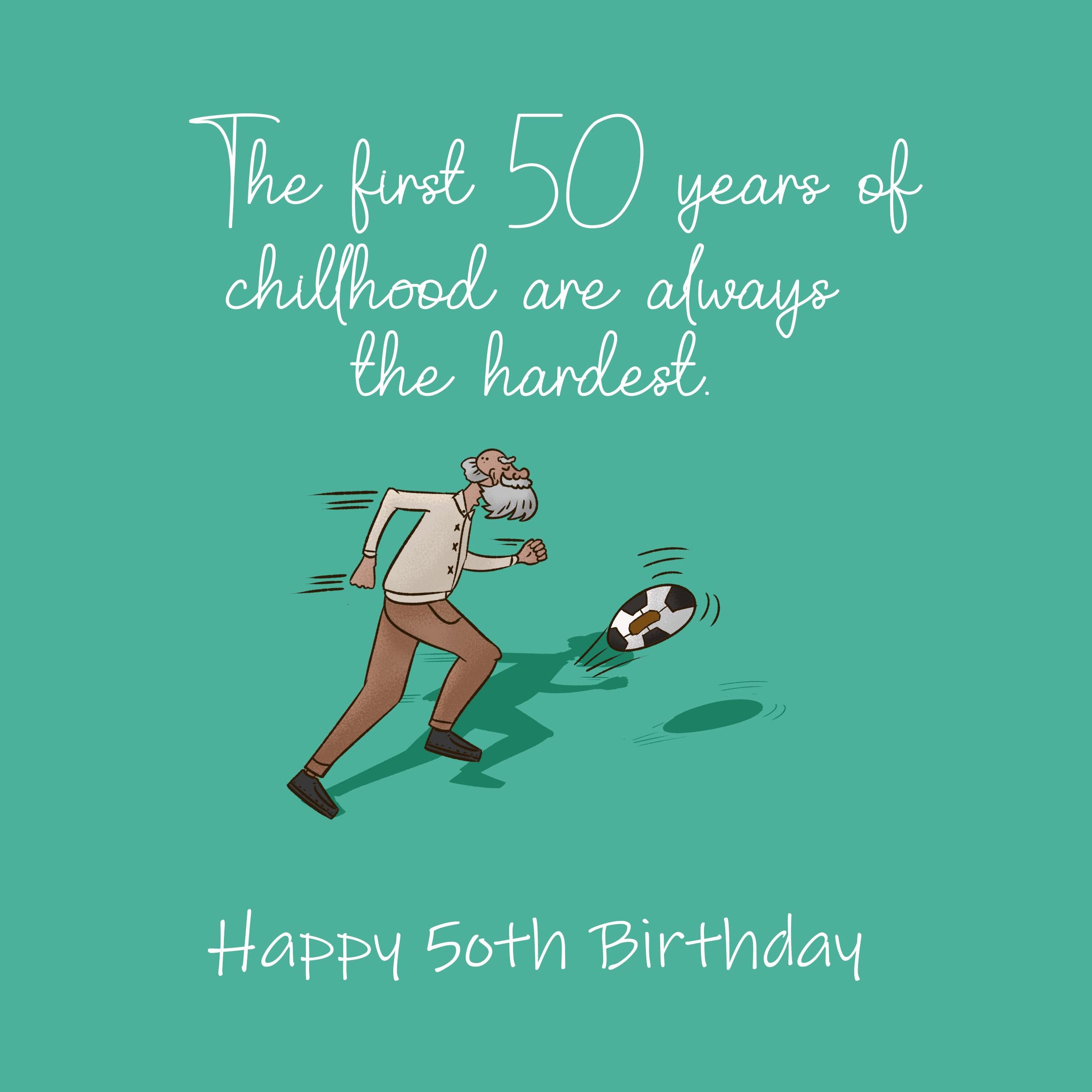 Funny 50th Birthday Wishes