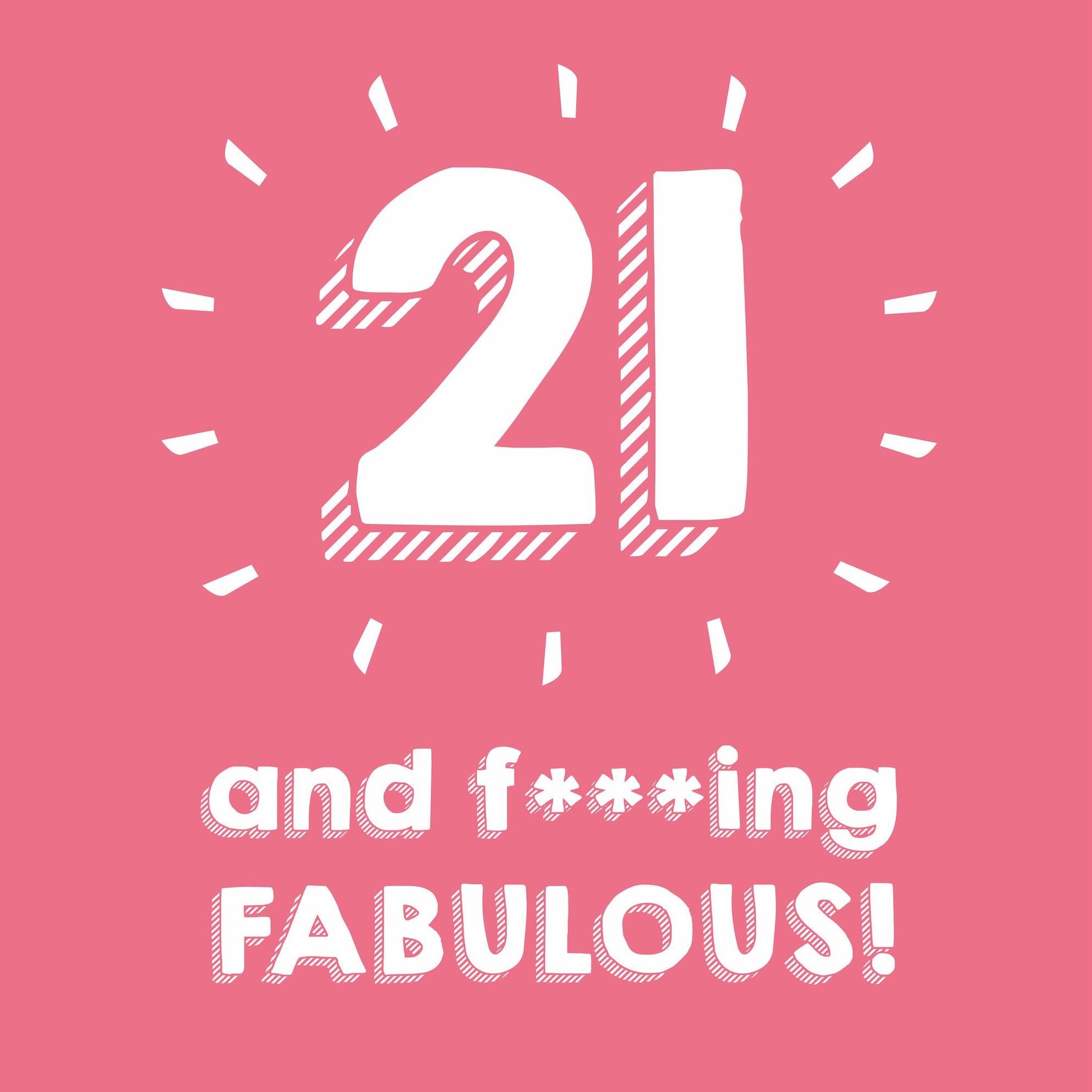 21 And Fabulous Confetti Exploding Greetings Card Boomf