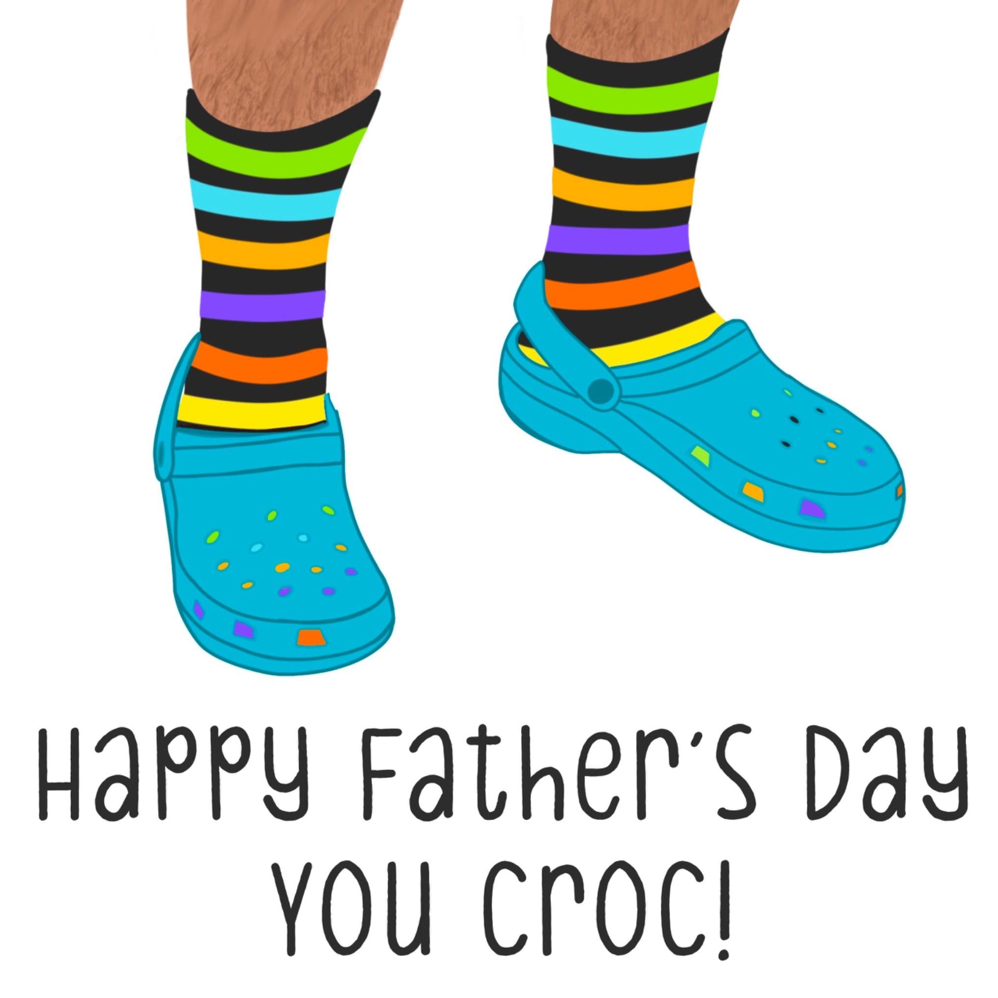 Father's Day Crocs 