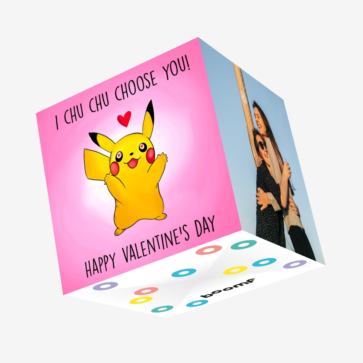 I Chu Chu Choose You Pikachu Valentine's Day Confetti-exploding Greeti –  Boomf