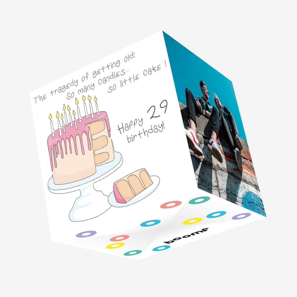 Happy 29 Birthday Confetti-exploding Greetings Card – Boomf