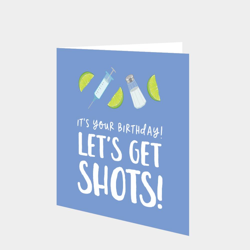 Birthday Shots Card Boomf