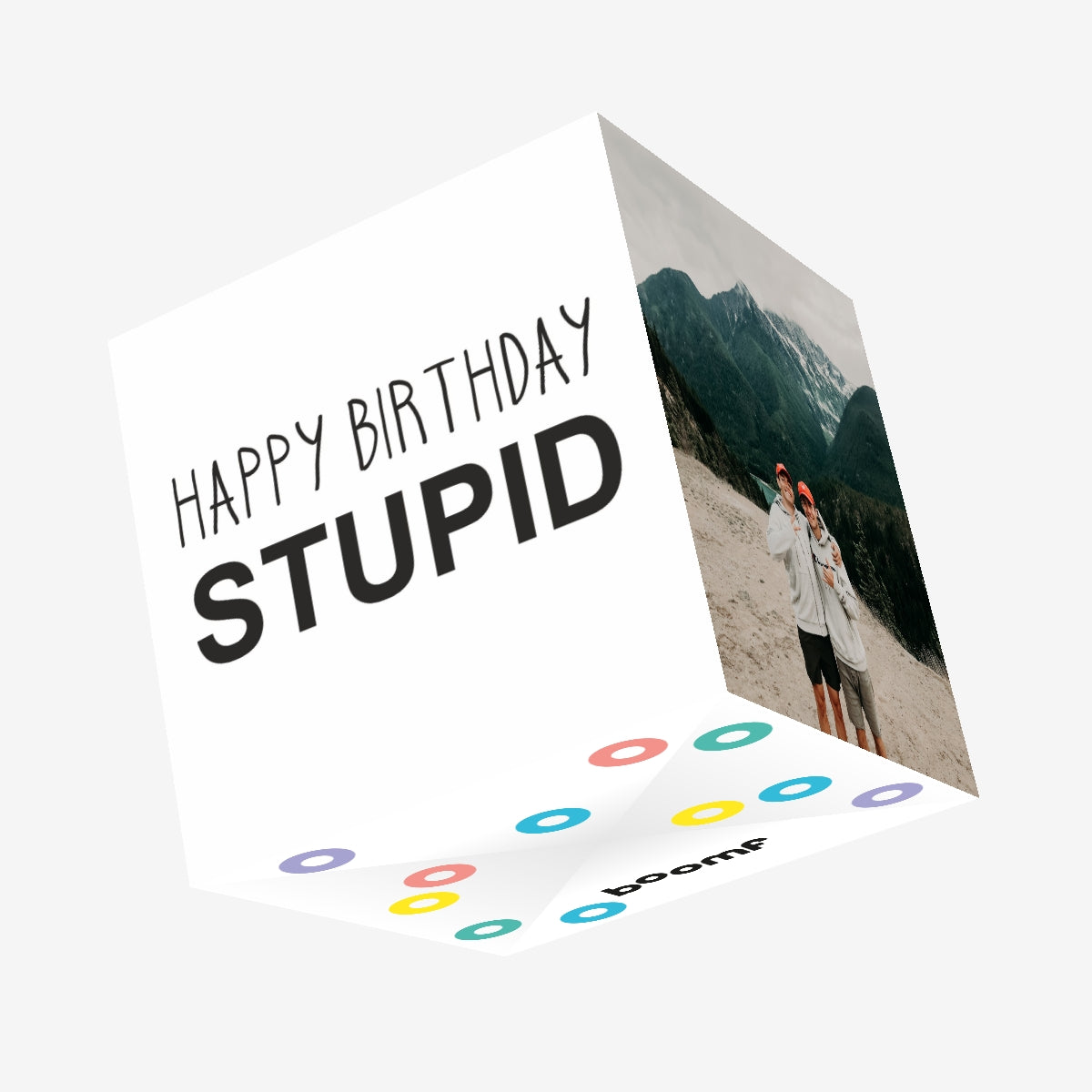 Happy Birthday Stupid Confetti-exploding Greetings Card – Boomf