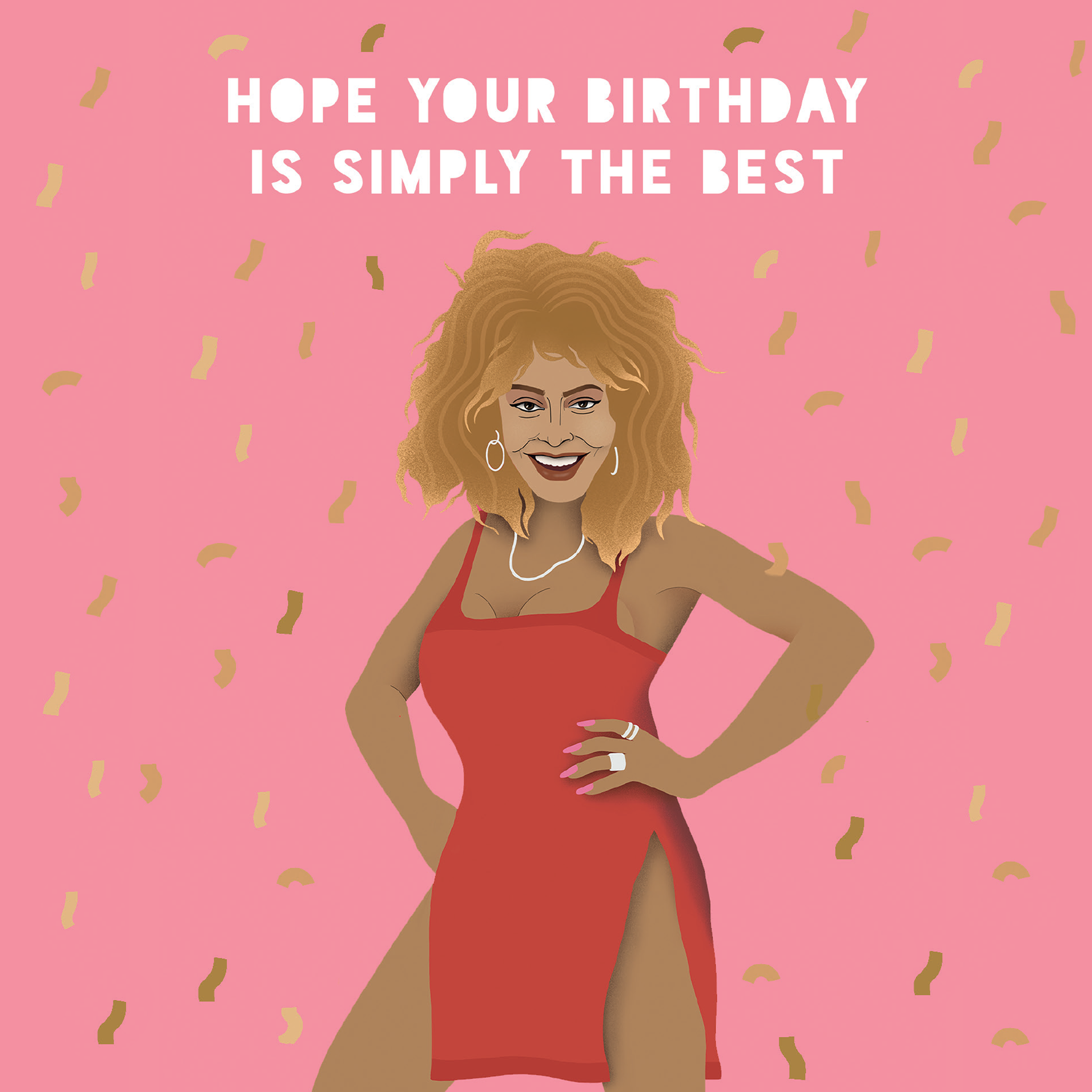 Simply The Best Tina Turner Birthday Card – Boomf