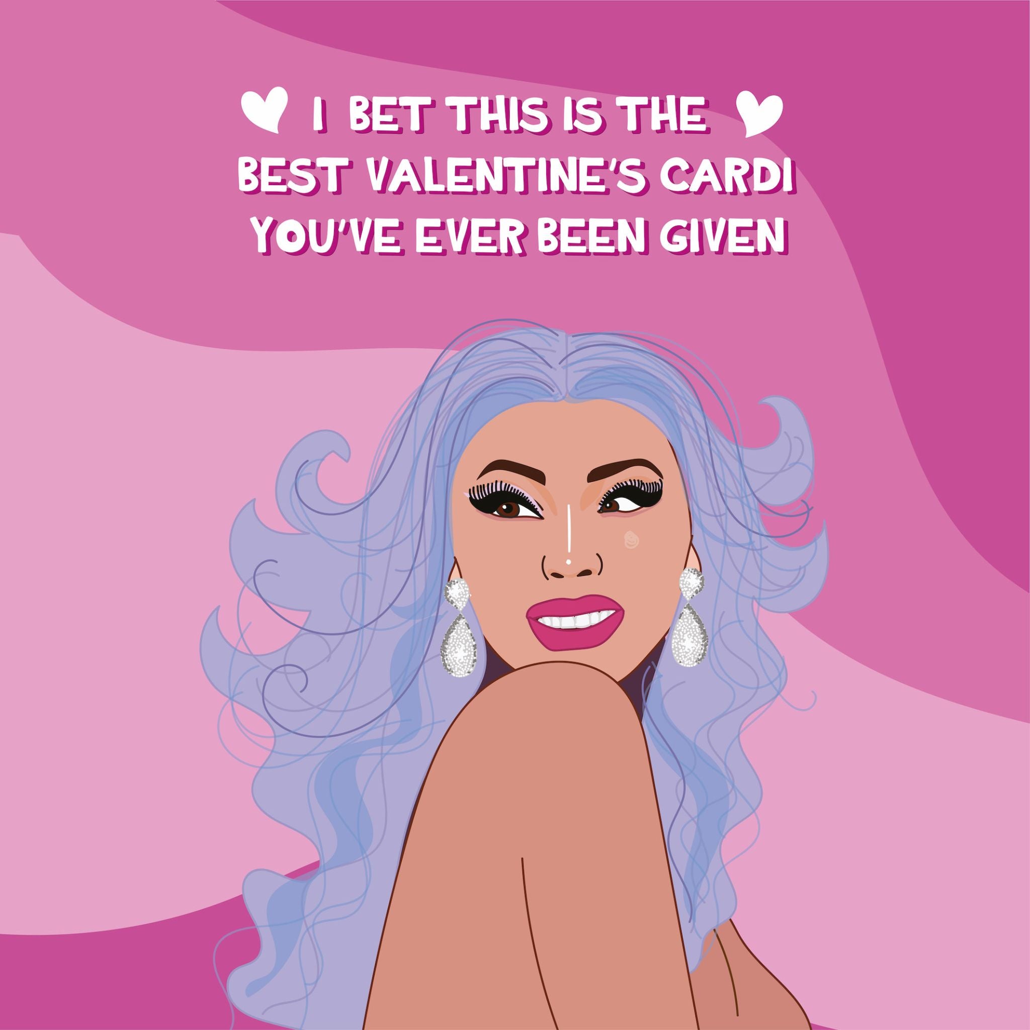 Cardi B Valentines Day Card Boomf 2056