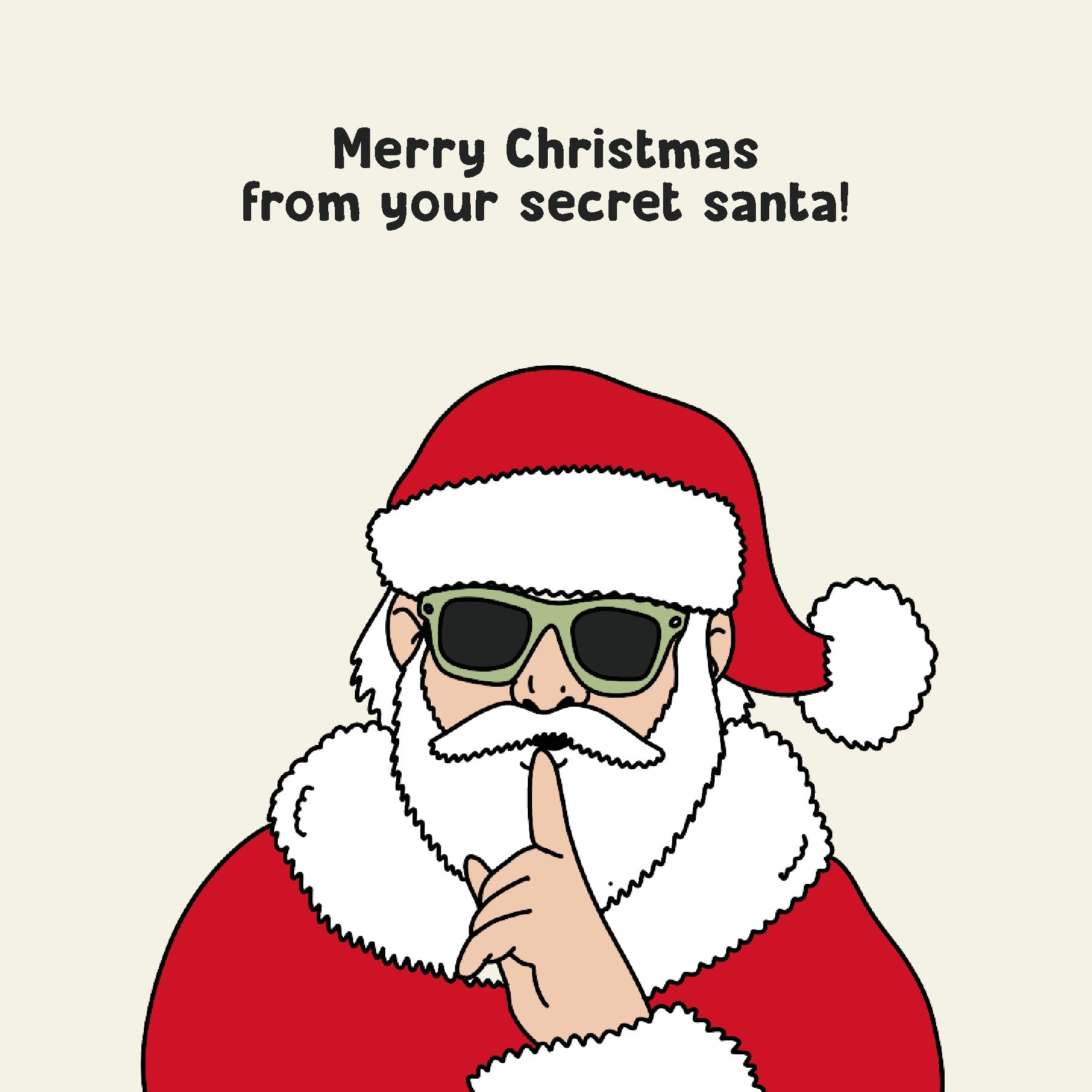 Secret Santa Christmas Card Boomf secret-santa-christmas-card-boomf