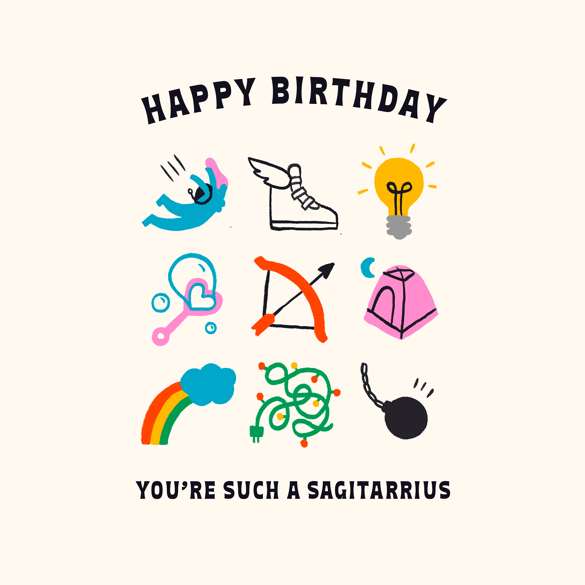 Such A Sagitarrius Birthday Card – Boomf