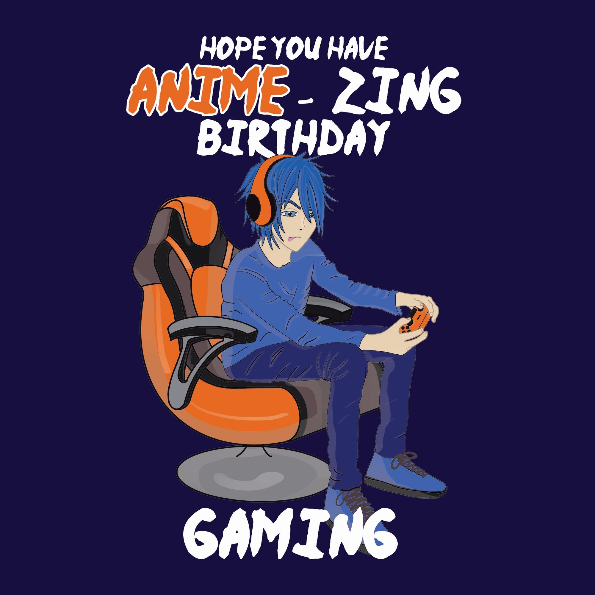 Anime-zing Birthday Card – Boomf