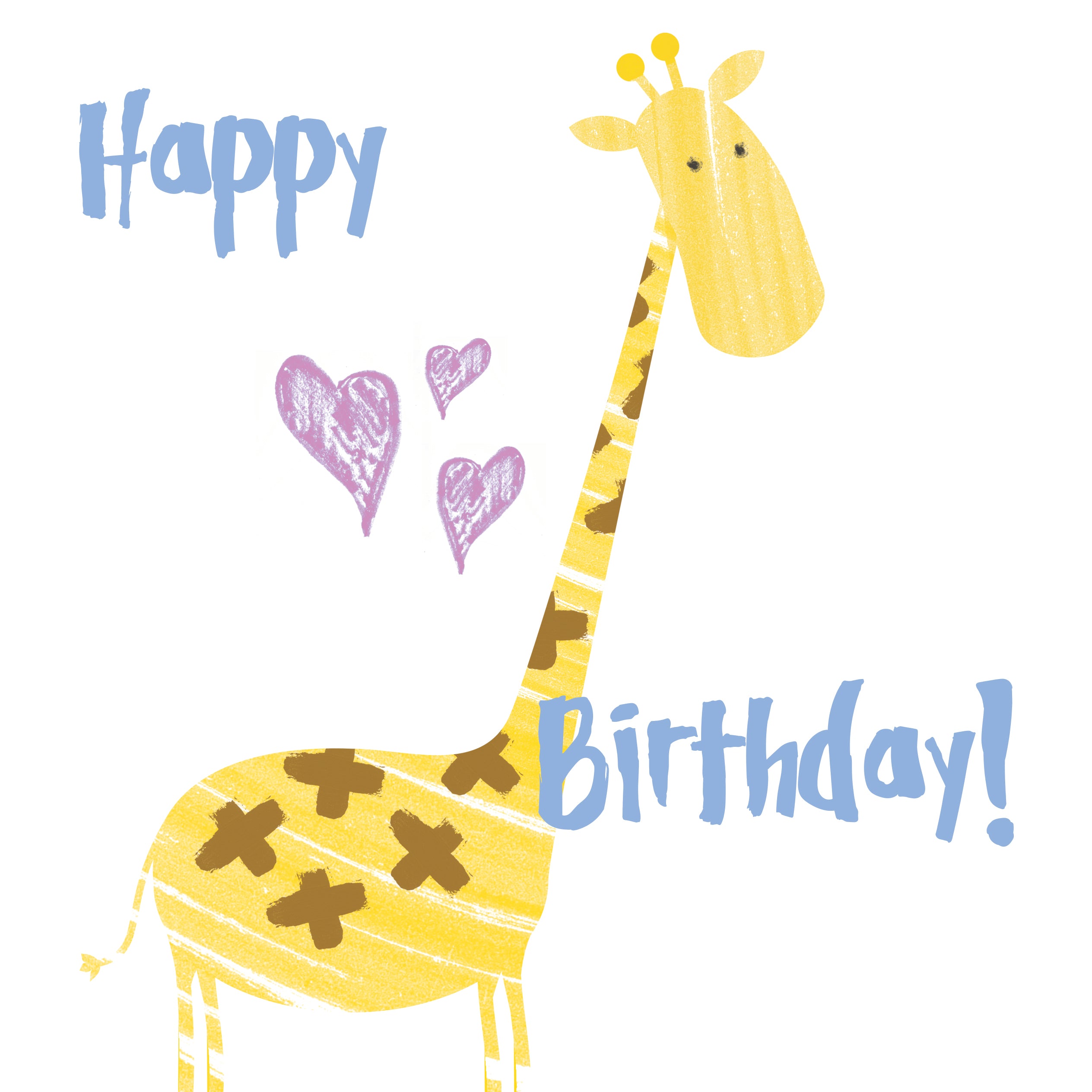 Cute Giraffe Happy Birthday | Boomf