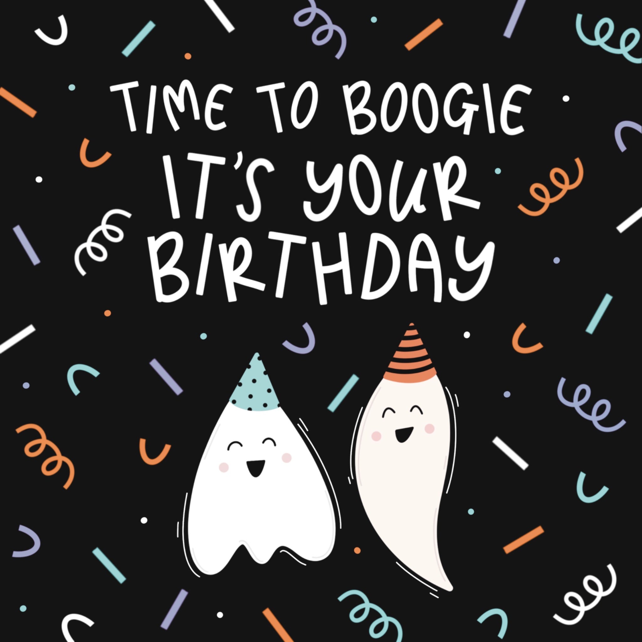 Time To Boogie Birthday Card – Boomf