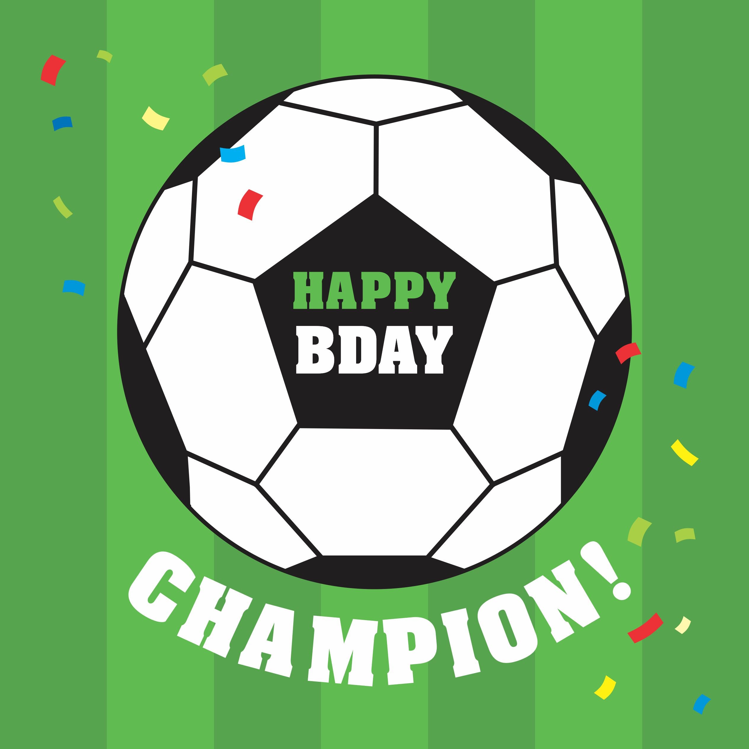 Bliksem Teleurgesteld vruchten Gelukkige Verjaardag Kampioen Voetbal | Boemf – Boomf