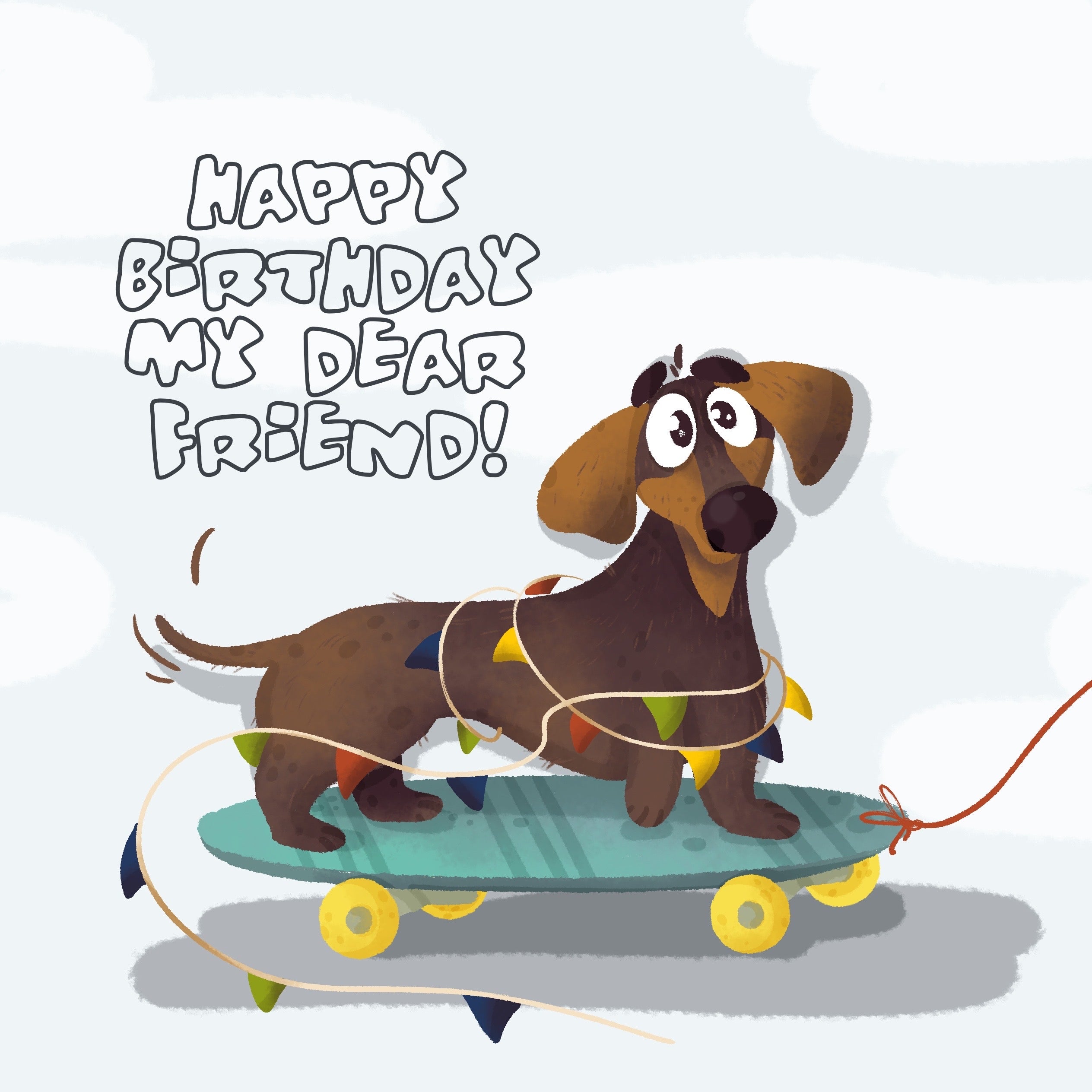 Happy birthday hot sale dachshund funny