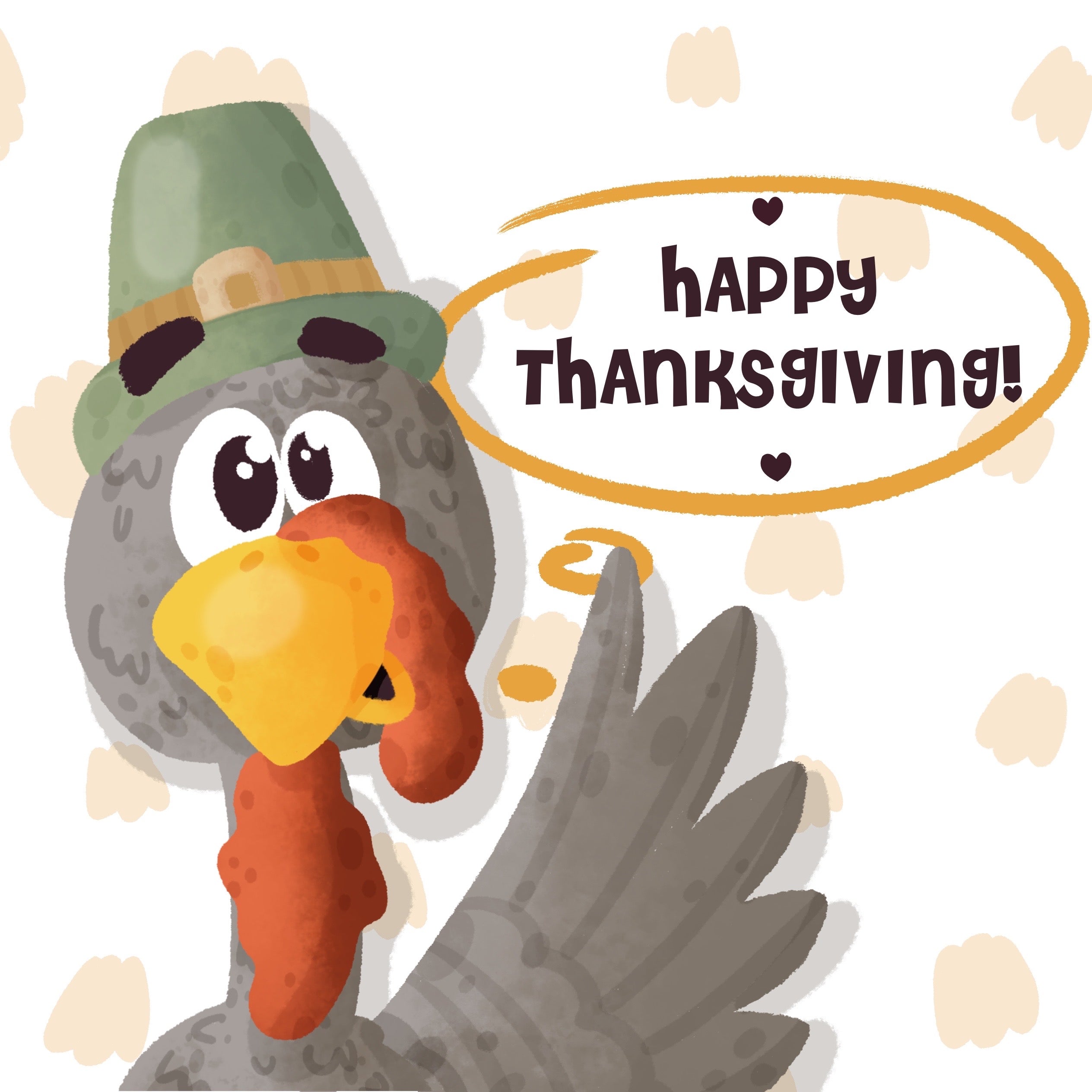 Happy Thanksgiving Funny Turkey Card