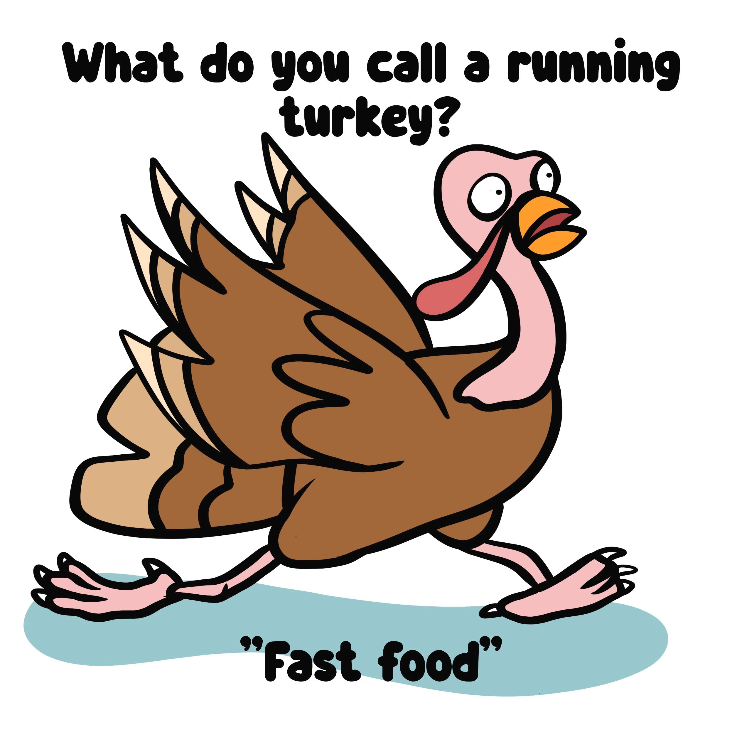 Funny Happy Thanksgiving Turkey Joke Boomf
