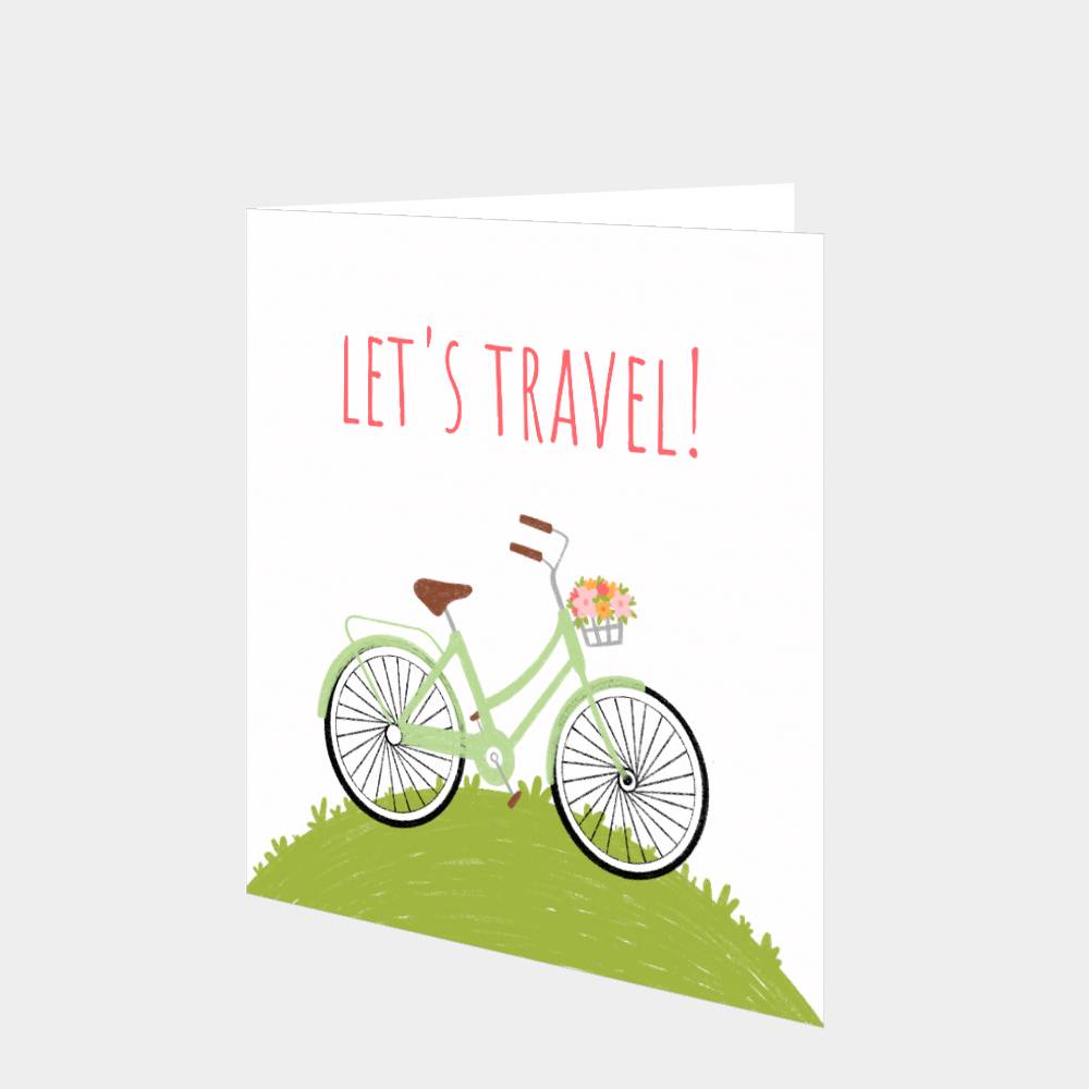 Let's Travel Card Boomf