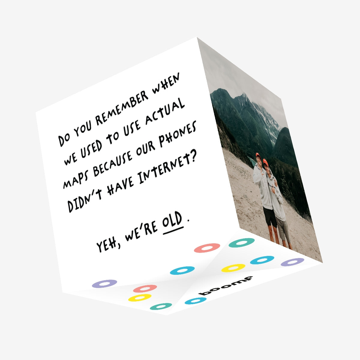 Actual Maps Confetti-exploding Greetings Card – Boomf