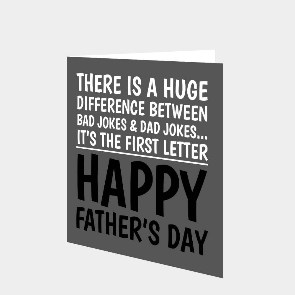 Bad Jokes &amp; Dad Jokes... Card – Boomf