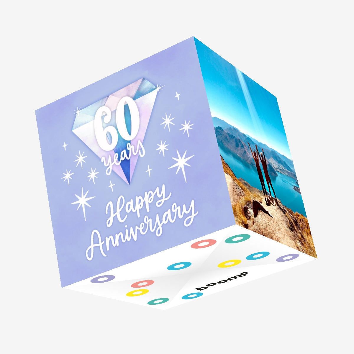 Shining Diamond 60th Wedding Anniversary Card – Boomf