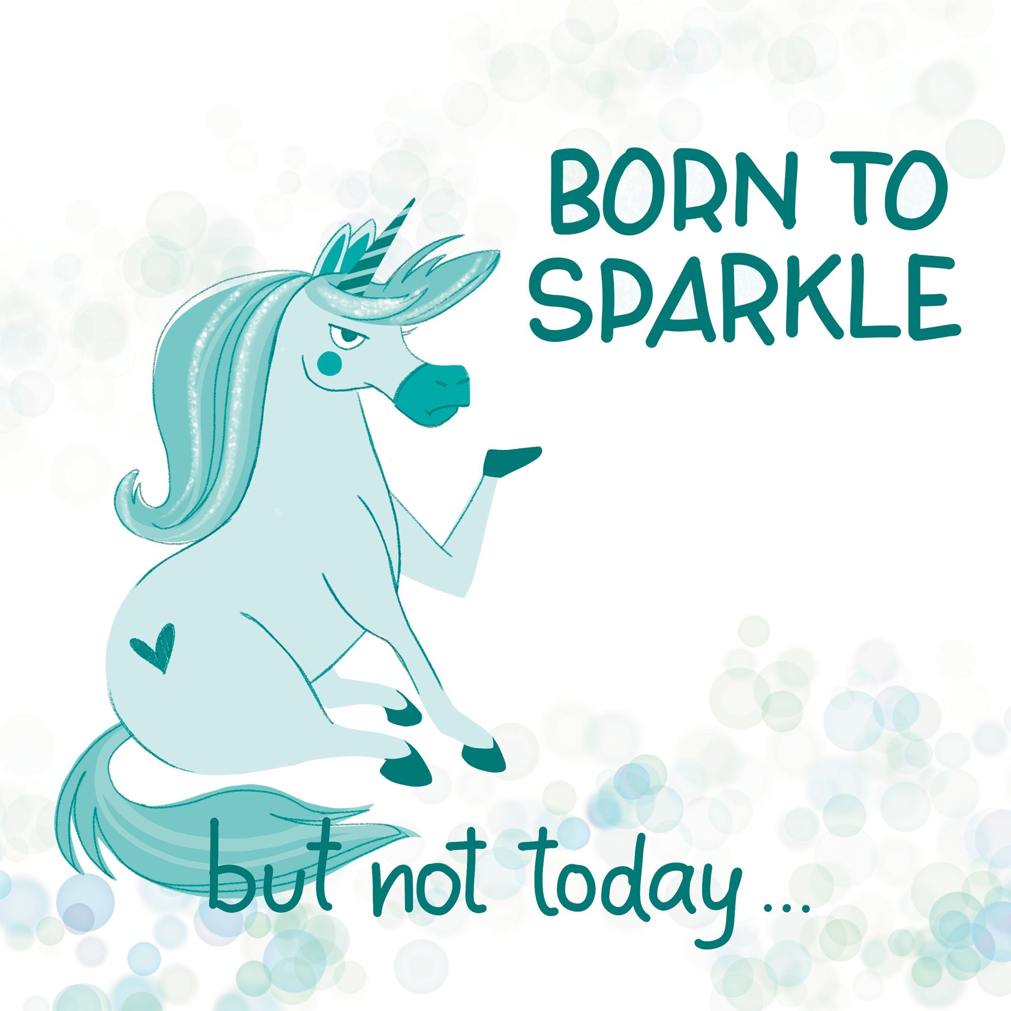 Born To Sparkle Card Boomf 