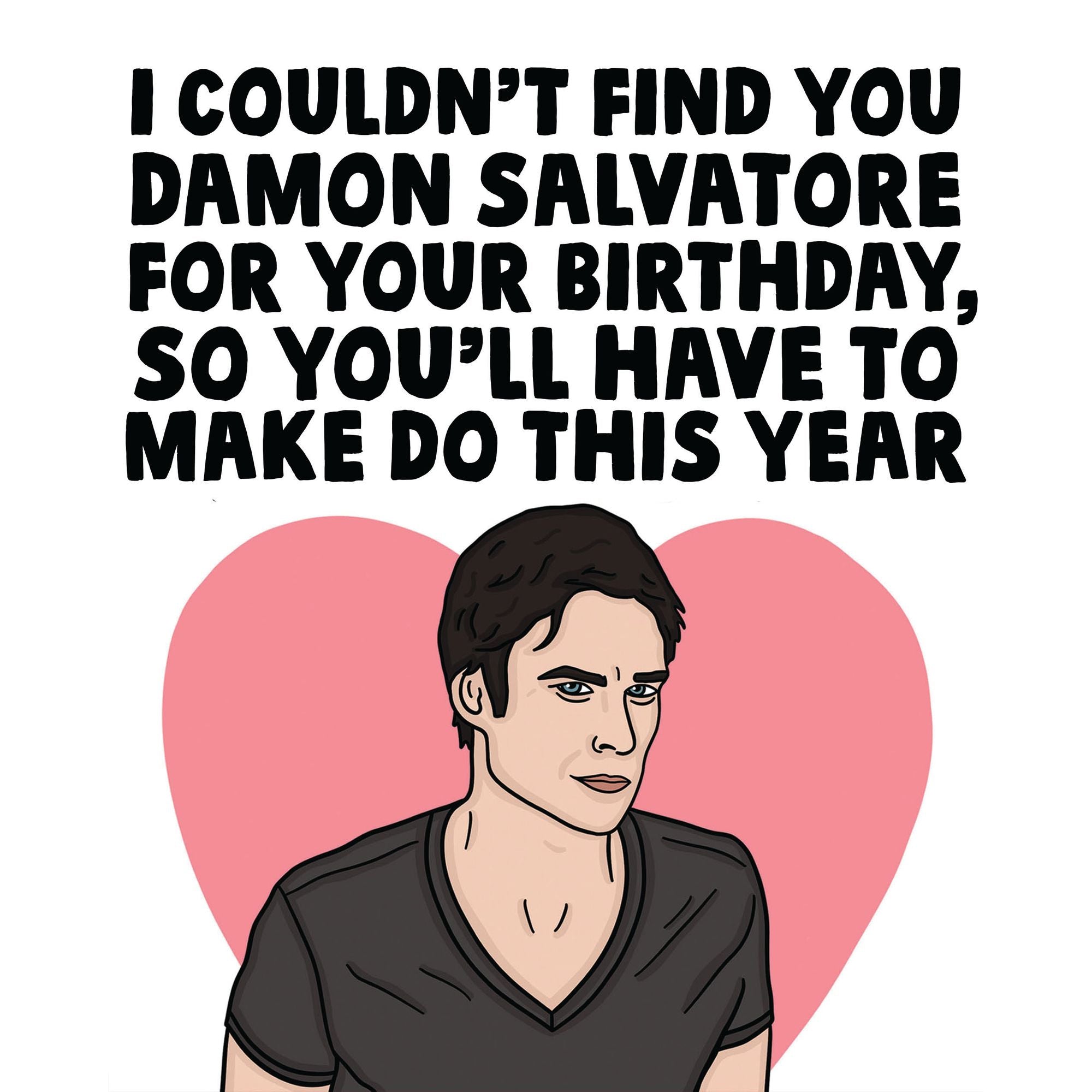 Damon Salvatore Card Boomf