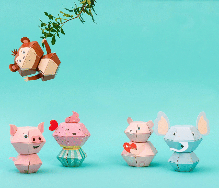 Boomf pop-up cards - Wild Cards!