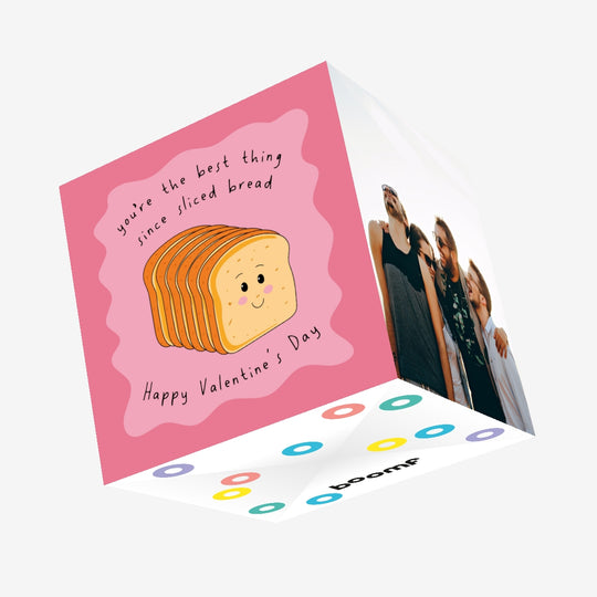 You're The Best Thing Since Sliced Bread Funny Valentine's Day Confetti-exploding Greetings Card