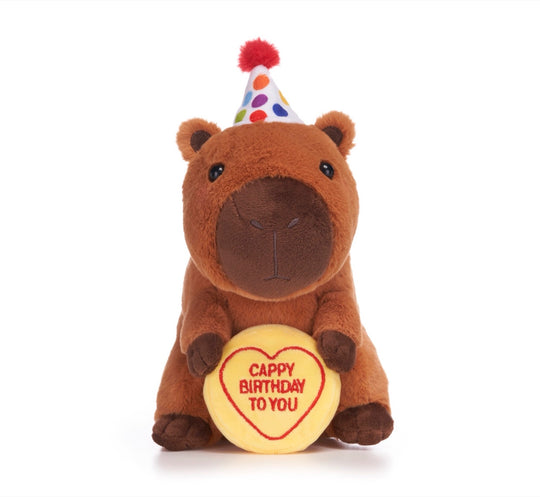 Love Hearts Capy Birthday Capybara Soft Toy