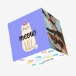 Meow! Cat Birthday Confetti-exploding Greetings Card