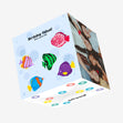 Birthday FIshes! Have a Great Day - Colourful Fish Confetti-exploding Greetings Card
