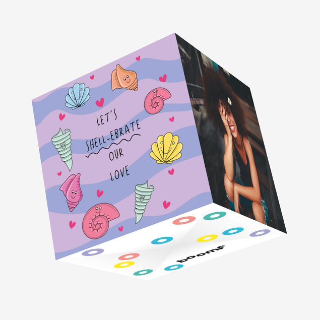 Let's Shell-ebrate Our Love Confetti-exploding Greetings Card