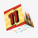 Age 11 Comic Book Number Birthday Confetti-exploding Greetings Card