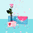 Confetti-Exploding Eternity Rose Box - Pink