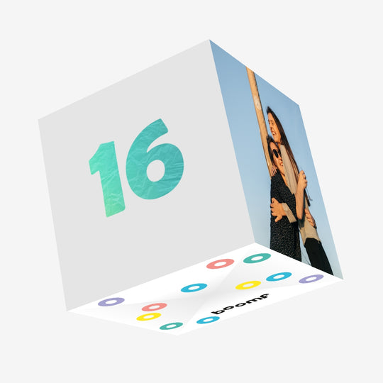 16th Birthday Confetti-exploding Greetings Card