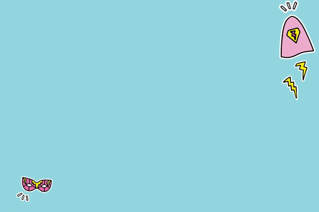 Giftbox Background Blue Superpower