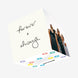 Forever + Always Minimalistic Anniversary/Wedding Confetti-exploding Greetings Card