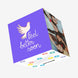 Feel Better Soon Bird Purple Confetti-exploding Greetings Card