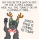 Santa Paws Funny Christmas Card