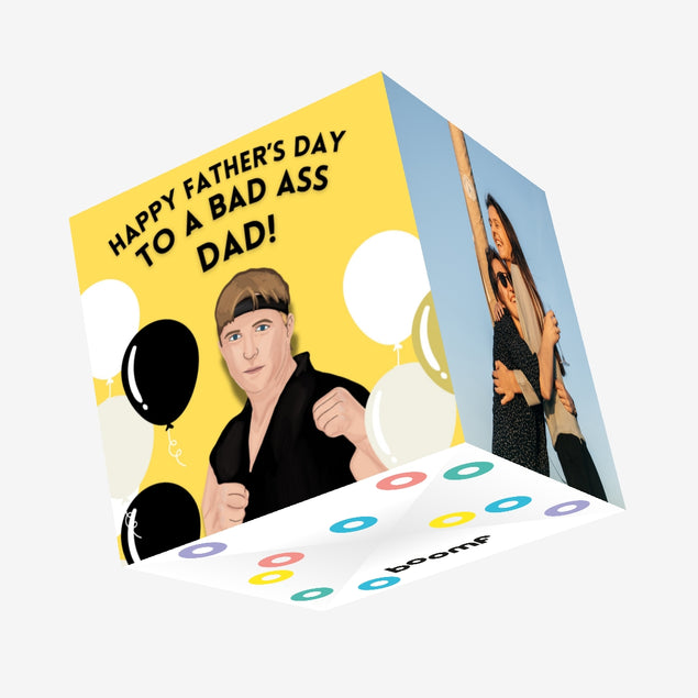 Johnny Lawrence Cobra Kai Birthday Confetti-exploding Greetings Card