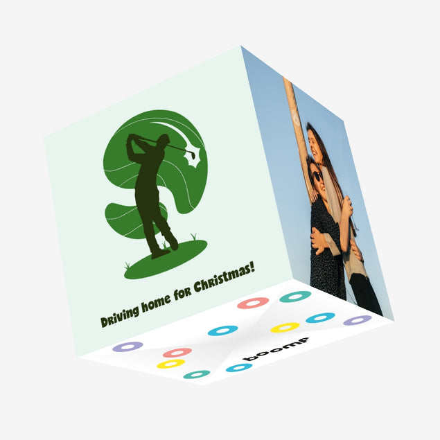 Driving Home For Christmas Confetti-exploding Greetings Card