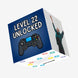 Level 22 Unlocked - 22nd Birthday For Gamers Confetti-exploding Greetings Card