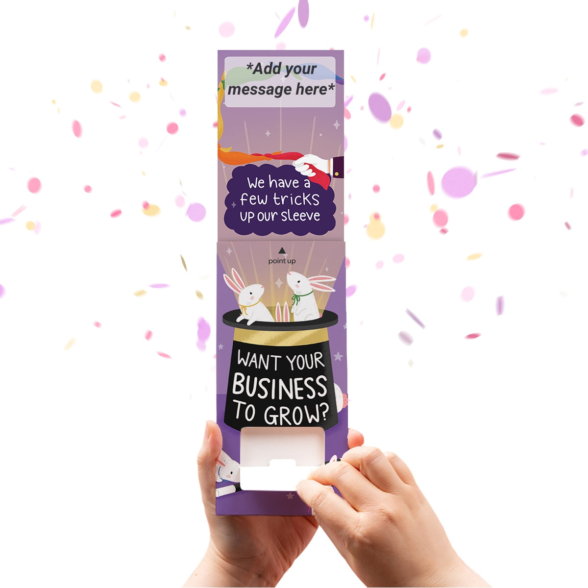 Door Opener Cannon Confetti Shooter Card – Boomf