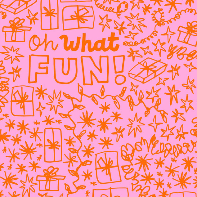 Oh What Fun! Christmas Confetti-exploding Greetings Card