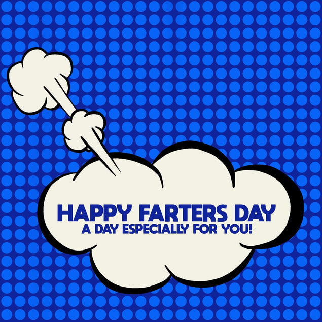 Happy Farter's Day Funny Father's Day Confetti-exploding Greetings Card