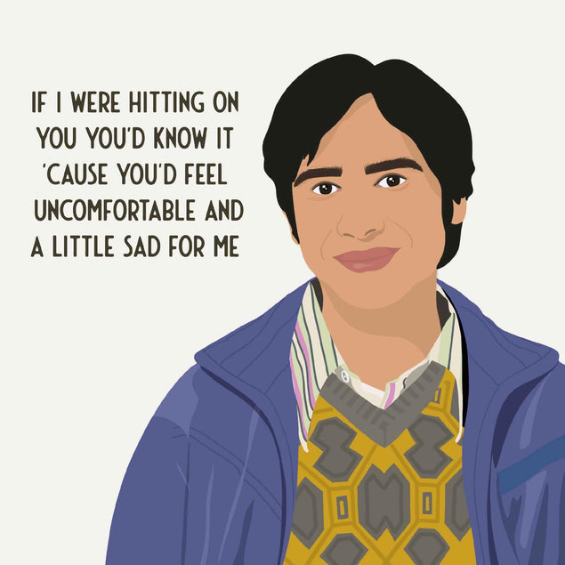 Uncomfortable And A Little Sad Big Bang Theory Confetti-exploding Greetings Card