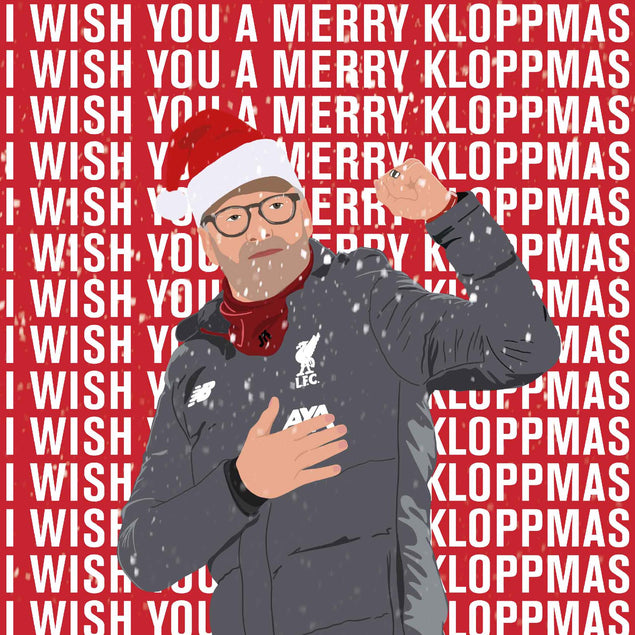 Merry Klopmas Christmas Confetti-exploding Greetings Card