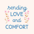 Sending Love And Comfort Confetti-exploding Greetings Card