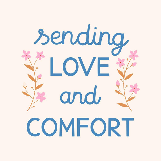 Sending Love And Comfort Confetti-exploding Greetings Card