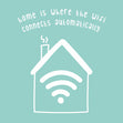 Home Is Where The Wifi Connects Automatically Confetti-exploding Greetings Card