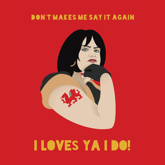 I Loves Ya I Do! Nessa Valentine's Day Confetti-exploding Greetings Card